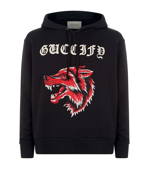 gucci pullover wolf|Gucci pullover hoodie.